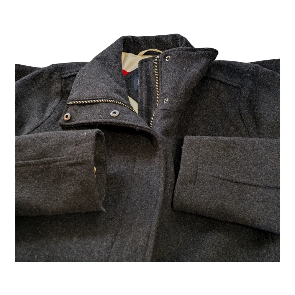 Pendleton Wool Pea Coat Jacket Womens Medium Blue - Picture 4 of 12